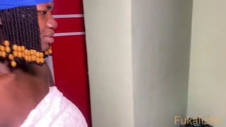 I Helped Booty Maid Clean up the Room and She Cleaned up My Big Cock