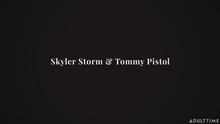 Adult Time - Skyler Storm Refuses to End Her Forbidden Affair & Pops Out Her Breasts to Convince Him